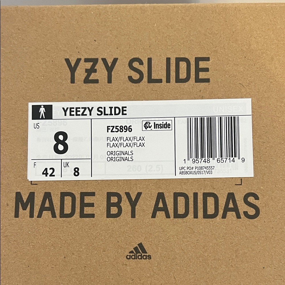 Yeezy Slide Flax - Picture 4 of 5